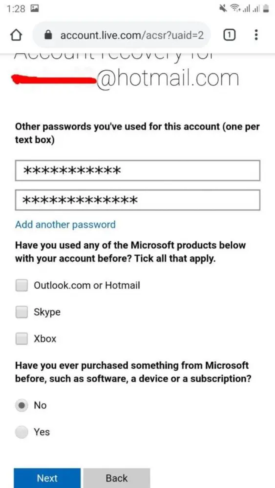 Password Verification Form