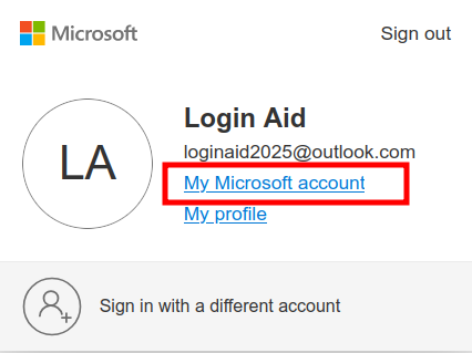 Hotmail My Microsoft Account option to delete an account