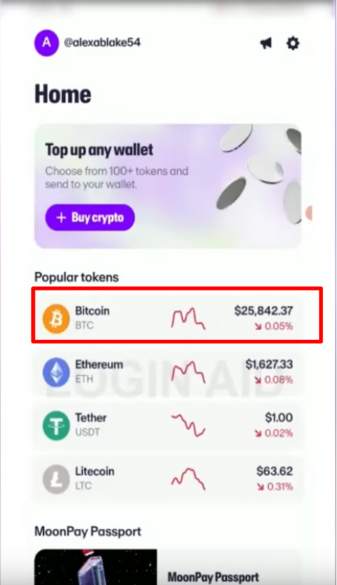 Buy Bitcoin on MoonPay