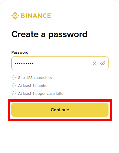 Set Up Password