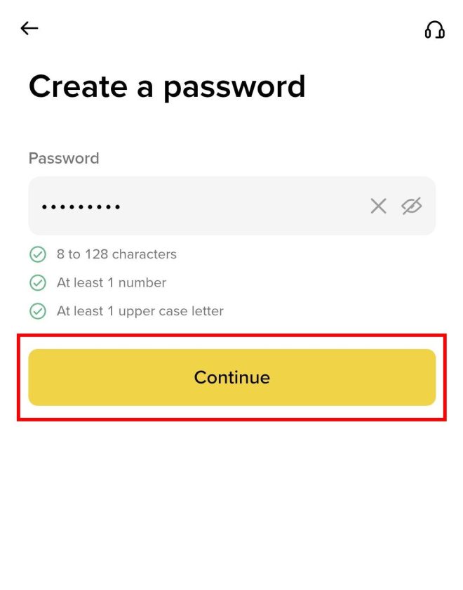 Set Up Password